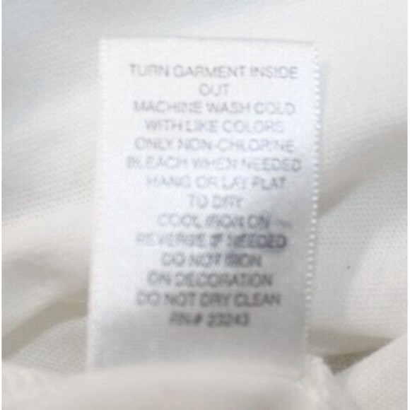 NY&C White T-Shirt Sz L Graphics "Champagne For Breakfast" SS Summer Beach NWT - Picture 7 of 7